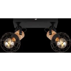 Globo Strahler Lacky 2-flammig Schwarz Matt 290 X 120 X 200 Mm 18 Globo Strahler Lacky 2-flammig Schwarz Matt 290 X 120 X 200 Mm -Globo Lighting 9007371417360 3749 S 05