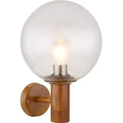 Globo Außenleuchte Ossy 1-flammig Holzoptik 250 X 370 Mm 12 Globo Außenleuchte Ossy 1-flammig Holzoptik 250 X 370 Mm -Globo Lighting 9007371417575 3749 S 01