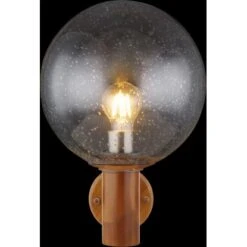 Globo Außenleuchte Ossy 1-flammig Holzoptik 250 X 370 Mm 16 Globo Außenleuchte Ossy 1-flammig Holzoptik 250 X 370 Mm -Globo Lighting 9007371417575 3749 S 05