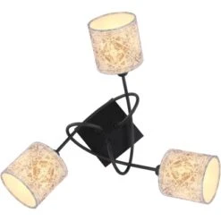 Globo Deckenleuchte Gabriele 3-flammig Schwarz Matt 460 X 275 Mm -Globo Lighting 9007371417735 3749 S 03