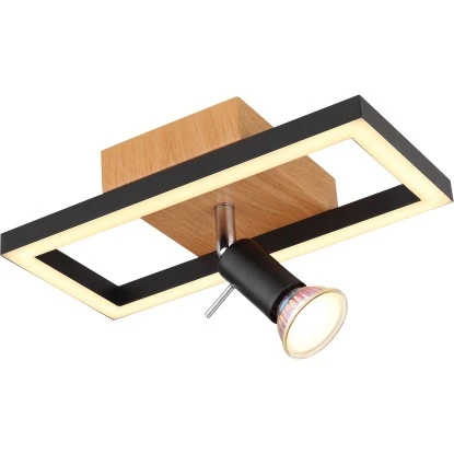 Globo LED-Wandleuchte Ida 2-flammig Schwarz Matt 260 X 110 Mm 4 Globo LED-Wandleuchte Ida 2-flammig Schwarz Matt 260 X 110 Mm – Bild 2