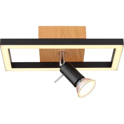 Globo LED-Wandleuchte Ida 2-flammig Schwarz Matt 260 X 110 Mm 6 Globo LED-Wandleuchte Ida 2-flammig Schwarz Matt 260 X 110 Mm – Bild 4