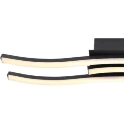 Globo LED-Deckenleuchte Kasimir 1-flammig Schwarz Matt 540 X 160 X 66 Mm -Globo Lighting 9007371418305 3749 CU 01