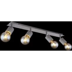 Globo Strahler Freddy 4-flammig Silber 800 X 100 X 160 Mm -Globo Lighting 9007371418503 3749 S 02