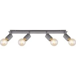 Globo Strahler Freddy 4-flammig Silber 800 X 100 X 160 Mm -Globo Lighting 9007371418503 3749 S 04