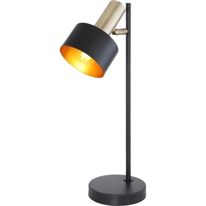 Globo Tischlampe Swinni 1-flammig Schwarz 175 X 150 X 435 Mm 4 Globo Tischlampe Swinni 1-flammig Schwarz 175 X 150 X 435 Mm – Bild 2