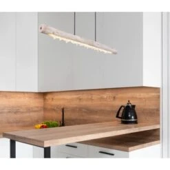 Globo LED-Pendelleuchte Felicitas 2-flammig Schwarz Matt 1015 X 65 X 1500 Mm