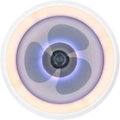 Globo LED-Deckenventilator Joey 2-flammig Weiß 480 X 135 Mm -Globo Lighting 9007371418947 3749 S 03