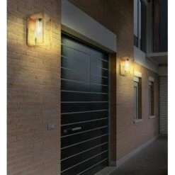 Globo Außenleuchte Candela 1-flammig Holzoptik Matt 150 X 270 Mm