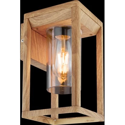 Globo Außenleuchte Candela 1-flammig Holzoptik Matt 150 X 270 Mm 8 Globo Außenleuchte Candela 1-flammig Holzoptik Matt 150 X 270 Mm – Bild 6