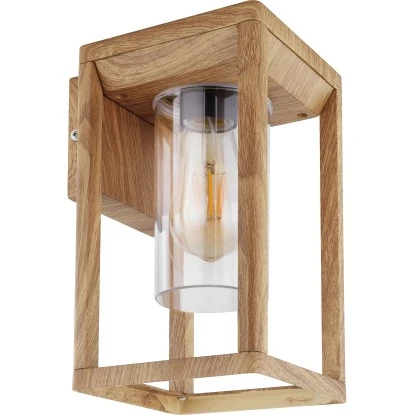 Globo Außenleuchte Candela 1-flammig Holzoptik Matt 150 X 270 Mm 5 Globo Außenleuchte Candela 1-flammig Holzoptik Matt 150 X 270 Mm – Bild 3