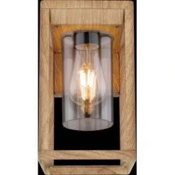 Globo Außenleuchte Candela 1-flammig Holzoptik Matt 150 X 270 Mm 20 Globo Außenleuchte Candela 1-flammig Holzoptik Matt 150 X 270 Mm -Globo Lighting 9007371418961 3749 S 05