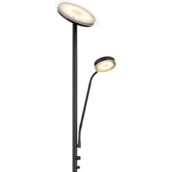 Globo LED-Stehlampe Ernst 2-flammig Schwarz Matt 260 X 1800 Mm 29 Globo LED-Stehlampe Ernst 2-flammig Schwarz Matt 260 X 1800 Mm -Globo Lighting 9007371419548 3749 CU 01