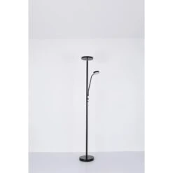 Globo LED-Stehlampe Ernst 2-flammig Schwarz Matt 260 X 1800 Mm 28 Globo LED-Stehlampe Ernst 2-flammig Schwarz Matt 260 X 1800 Mm -Globo Lighting 9007371419548 3749 S 12