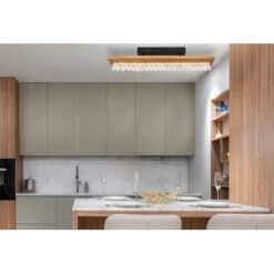 Globo LED-Deckenleuchte Edeltraud 1-flammig Schwarz 800 X 200 X 195 Mm