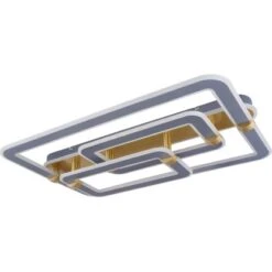 Globo LED-Deckenleuchte Margy 1-flammig Grau 900 X 600 X 165 Mm -Globo Lighting 9007371419647 3749 S 02