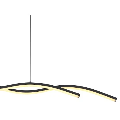 Globo LED-Pendelleuchte Marius 1-flammig Schwarz 880 X 80 X 1180 Mm 8 Globo LED-Pendelleuchte Marius 1-flammig Schwarz 880 X 80 X 1180 Mm – Bild 6