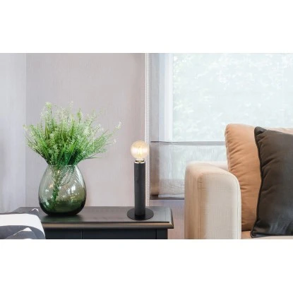 Globo Tischlampe Marion 1-flammig Schwarz Matt 150 X 305 Mm 3 Globo Tischlampe Marion 1-flammig Schwarz Matt 150 X 305 Mm