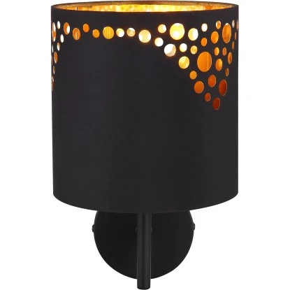 Globo Wandlampe Ingeborg 1-flammig Schwarz Matt 150 X 250 Mm 7 Globo Wandlampe Ingeborg 1-flammig Schwarz Matt 150 X 250 Mm – Bild 5