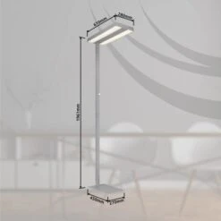 Globo LED-Stehlampe Agnes 1-flammig 610 X 280 X 1950 Mm -Globo Lighting 9007371420643 3749 S 07