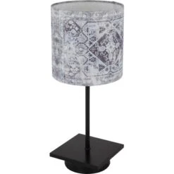 Globo Tischlampe Gabriele 1-flammig Schwarz Matt 150 X 350 Mm -Globo Lighting 9007371420735 3749 S 02