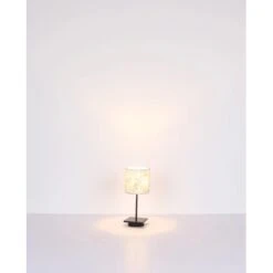 Globo Tischlampe Gabriele 1-flammig Schwarz Matt 150 X 350 Mm -Globo Lighting 9007371420735 3749 S 06