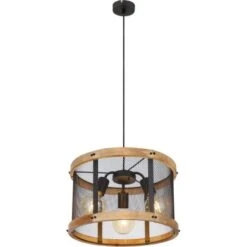 Globo Pendelleuchte Jeanie 3-flammig Schwarz Matt 400 X 1200 Mm 11 Globo Pendelleuchte Jeanie 3-flammig Schwarz Matt 400 X 1200 Mm -Globo Lighting 9007371420773 3749 S 01