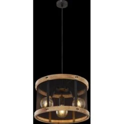 Globo Pendelleuchte Jeanie 3-flammig Schwarz Matt 400 X 1200 Mm 13 Globo Pendelleuchte Jeanie 3-flammig Schwarz Matt 400 X 1200 Mm -Globo Lighting 9007371420773 3749 S 02