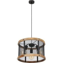 Globo Pendelleuchte Jeanie 3-flammig Schwarz Matt 400 X 1200 Mm 12 Globo Pendelleuchte Jeanie 3-flammig Schwarz Matt 400 X 1200 Mm -Globo Lighting 9007371420773 3749 S 03