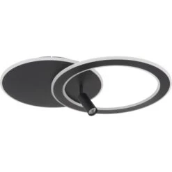 Globo LED-Deckenleuchte Marian 2-flammig Schwarz Matt 695 X 492 X 135 Mm -Globo Lighting 9007371420827 3749 S 02