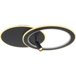 Globo LED-Deckenleuchte Marian 2-flammig Schwarz Matt 695 X 492 X 135 Mm -Globo Lighting 9007371420827 3749 S 04