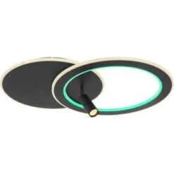 Globo LED-Deckenleuchte Marian 2-flammig Schwarz Matt 695 X 492 X 135 Mm -Globo Lighting 9007371420827 3749 S 07