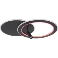 Globo LED-Deckenleuchte Marian 2-flammig Schwarz Matt 695 X 492 X 135 Mm -Globo Lighting 9007371420827 3749 S 11