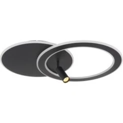 Globo LED-Deckenleuchte Marian 2-flammig Schwarz Matt 695 X 492 X 135 Mm -Globo Lighting 9007371420827 3749 S 12