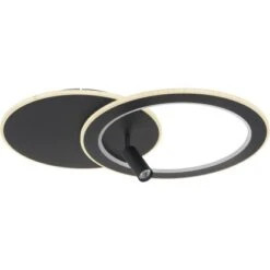 Globo LED-Deckenleuchte Marian 2-flammig Schwarz Matt 695 X 492 X 135 Mm -Globo Lighting 9007371420827 3749 S 18