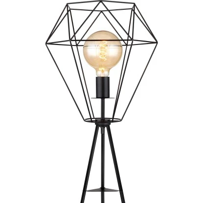 Globo Stehlampe Priska 1-flammig Schwarz Matt 690 X 1600 Mm 10 Globo Stehlampe Priska 1-flammig Schwarz Matt 690 X 1600 Mm – Bild 8