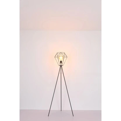 Globo Stehlampe Priska 1-flammig Schwarz Matt 690 X 1600 Mm 8 Globo Stehlampe Priska 1-flammig Schwarz Matt 690 X 1600 Mm – Bild 6