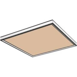 Globo LED-Deckenleuchte Jessy 1-flammig Schwarz Matt 450 X 450 X 80 Mm -Globo Lighting 9007371420957 3749 S 07