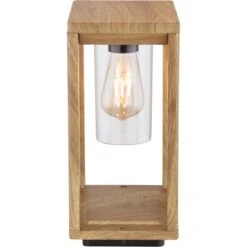 Globo Außenleuchte Candela 1-flammig Holzoptik 150 X 150 X 350 Mm -Globo Lighting 9007371421961 3749 S 04