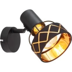 Globo Strahler Blanca 1-flammig Schwarz 110 X 160 Mm -Globo Lighting 9007371422517 3749 S 02