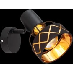 Globo Strahler Blanca 1-flammig Schwarz 110 X 160 Mm -Globo Lighting 9007371422517 3749 S 03