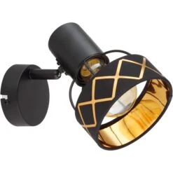 Globo Strahler Blanca 1-flammig Schwarz 110 X 160 Mm -Globo Lighting 9007371422517 3749 S 04