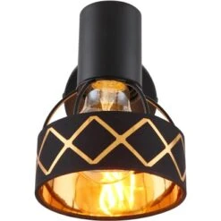 Globo Strahler Blanca 1-flammig Schwarz 110 X 160 Mm -Globo Lighting 9007371422517 3749 S 05