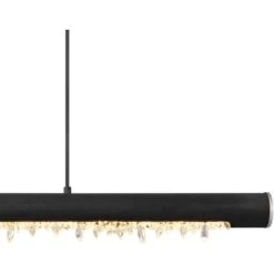 Globo LED-Pendelleuchte Felicitas 1-flammig Nickel Matt 1000 X 80 X 1500 Mm -Globo Lighting 9007371422777 3749 CU 01