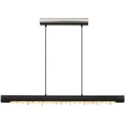 Globo LED-Pendelleuchte Felicitas 1-flammig Nickel Matt 1000 X 80 X 1500 Mm -Globo Lighting 9007371422777 3749 S 04