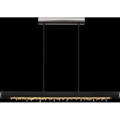 Globo LED-Pendelleuchte Felicitas 1-flammig Nickel Matt 1000 X 80 X 1500 Mm -Globo Lighting 9007371422777 3749 S 05