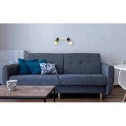 Globo Strahler Joseba 2-flammig Schwarz Matt 310 X 100 X 180 Mm