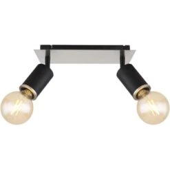Globo Strahler Joseba 2-flammig Schwarz Matt 310 X 100 X 180 Mm 13 Globo Strahler Joseba 2-flammig Schwarz Matt 310 X 100 X 180 Mm -Globo Lighting 9007371423149 3749 S 04