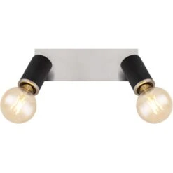 Globo Strahler Joseba 2-flammig Schwarz Matt 310 X 100 X 180 Mm 16 Globo Strahler Joseba 2-flammig Schwarz Matt 310 X 100 X 180 Mm -Globo Lighting 9007371423149 3749 S 06