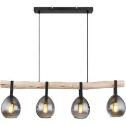 Globo Pendelleuchte Diethild 4-flammig Schwarz Matt 1000 X 150 X 1170 Mm 14 Globo Pendelleuchte Diethild 4-flammig Schwarz Matt 1000 X 150 X 1170 Mm -Globo Lighting 9007371423248 3749 S 03